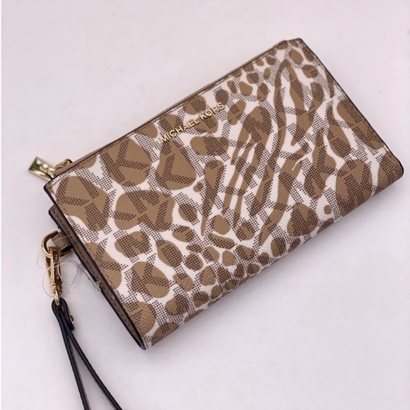 Michael Kors DoubleZip Wallet Wristlet Phone Case - Picture 3 of 9